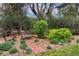 Charming garden with stone accents, mature greenery, and a cozy bench offering a peaceful retreat at 4682 S Franklin St, Englewood, CO 80113