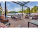 Inviting pool area with lounge seating, hot tub, and views of the mountain at 645 S Park Ave # 302, Breckenridge, CO 80424