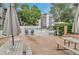 A beautiful pool area with lounge chairs offers relaxation and recreation for residents on a sunny day at 9797 E Peakview Ave # C1, Englewood, CO 80111