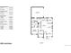 Detailed floor plan showcasing layout with kitchen, living room, bedrooms, bathrooms, and garage at 12604 Madison Way, Thornton, CO 80241