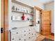 Stylish built-in shelving with display space and storage, adding character to the home at 3051 W 39Th Ave, Denver, CO 80211