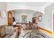 A stylish living room features hardwood floors, a comfortable sofa, and bright lighting at 3051 W 39Th Ave, Denver, CO 80211