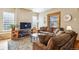 This bright living room offers comfortable seating, wood floors, and natural light at 3051 W 39Th Ave, Denver, CO 80211