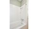 Bright shower area showcasing white subway tile, offering a clean and modern bathing experience at 3051 W 39Th Ave, Denver, CO 80211