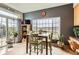 Breakfast nook featuring natural light and mountain view at 3109 Newport Cir, Castle Rock, CO 80104