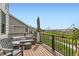 Relaxing deck area featuring a golf course view at 3109 Newport Cir, Castle Rock, CO 80104