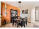Cozy dining room features stylish black furniture, creating an intimate ambiance at 3109 Newport Cir, Castle Rock, CO 80104