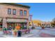 Castle Cafe exterior with outdoor seating, showcasing the downtown setting at 3109 Newport Cir, Castle Rock, CO 80104