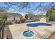 The outdoor hot tub adds to the community pool area and lifestyle at 3109 Newport Cir, Castle Rock, CO 80104