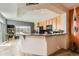 Bright kitchen with stainless steel appliances, tile floor, and a granite countertop at 3109 Newport Cir, Castle Rock, CO 80104