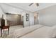 Bedroom featuring soft neutral tones, a ceiling fan and carpeted floor at 6719 Quay St, Arvada, CO 80003