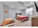 Basement bedroom with carpet and window at 7301 E 82Nd Pl, Commerce City, CO 80022