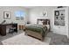 Cozy bedroom with modern décor, a stylish bed, and comfortable furnishings at 1545 August Ln, Brighton, CO 80601