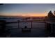 Deck at sunset overlooking snowy landscape at 1430 Milbury St, Castle Rock, CO 80104