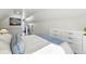 Bedroom featuring a view of the staircase, complemented by stylish decor elements at 3938 Kalamath St, Denver, CO 80211