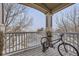 A balcony offers a peaceful view of the neighborhood at 7440 S Blackhawk St # 15-202, Englewood, CO 80112