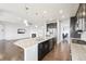Gourmet kitchen featuring an island, stainless steel appliances, and an open-concept design at 27196 E Alder Dr, Aurora, CO 80016