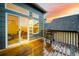 Spacious wood deck with a grill and views of the adjacent building and sky at 670 Somerset Dr, Golden, CO 80401