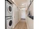 Stackable washer and dryer in a convenient laundry closet at 7240 W Custer Ave # 307, Lakewood, CO 80226