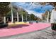 Outdoor plaza with colorful seating areas at 7240 W Custer Ave # 307, Lakewood, CO 80226