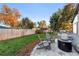 Landscaped backyard with fire pit and seating at 3260 S Corona St, Englewood, CO 80113