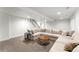 Finished basement featuring a comfortable sectional sofa and coffee table at 3260 S Corona St, Englewood, CO 80113