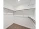 Spacious walk-in closet features ample shelving and rod space for optimal organization at 39420 Congress Ln, Elizabeth, CO 80107