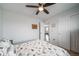 Bedroom with a bed, dresser, and playful decor at 6065 Clover Ridge Cir, Castle Rock, CO 80104