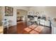 Bright home office with hardwood floors and ample workspace at 25077 E Canal Pl, Aurora, CO 80018