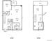 See the layout for the first and second floor of the property at 4383 Tennyson St # 3E, Denver, CO 80212