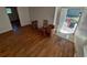 The living room features beautiful hardwood floors and a bright entrance to the property at 1266 Del Mar Pkwy, Aurora, CO 80010