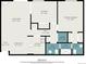 Detailed floor plan showcasing the layout of the home, including room dimensions and locations at 14740 E Kentucky Dr # 716, Aurora, CO 80012