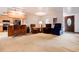 Living room with kitchen island and seating area at 6926 S Saulsbury St, Littleton, CO 80128