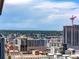 Expansive city view of Denver, Colorado, with a blue sky at 2001 Lincoln St # 1822, Denver, CO 80202
