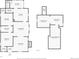 Floor plan showing layout of the house and basement at 3384 W 29Th Ave, Denver, CO 80211