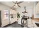 Modern kitchen showcasing stainless steel appliances, gas range, and white cabinetry at 3384 W 29Th Ave, Denver, CO 80211