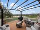 Inviting deck with pergola and views of the golf course and pond create a relaxing outdoor space at 7400 W Grant Ranch Blvd # 5, Littleton, CO 80123