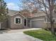 Attractive single-Gathering home with a two-car garage, stone accents, and a well-maintained lawn at 7400 W Grant Ranch Blvd # 5, Littleton, CO 80123