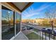 Balcony view of quiet street with neighborhood houses and car parking at 4705 Andes St, Denver, CO 80249