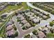 Aerial view of the neighborhood featuring well-maintained homes, lush landscaping, and community green spaces at 10832 Montvale Cir, Highlands Ranch, CO 80130