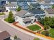 Aerial view of the property showcasing a well-maintained backyard, and fence at 1382 Raindrop Way, Castle Rock, CO 80109