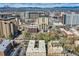 Overhead view displaying property, surrounding cityscape and scenic mountain views beyond at 960 N Sherman St # 3F, Denver, CO 80203