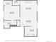 Floor plan featuring bedroom, bath, living room, dining area, and kitchen layouts at 960 N Sherman St # 3F, Denver, CO 80203