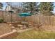 Charming backyard with stone patio, seating, and well-maintained landscaping at 5050 W 102Nd Ave, Westminster, CO 80031