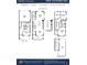 Detailed floor plan showcasing 4 bedrooms, 3.5 baths, 2-car garage, and a living area of 2,291 sq. ft at 9629 Browns Peak Cir, Littleton, CO 80125