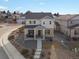 Attractive two-story home with a covered front porch and meticulously maintained exterior at 11650 Park South Ln, Parker, CO 80138