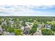 Scenic aerial view of the neighborhood highlighting lush green trees, sprawling lawns, and residential properties at 19334 E Prentice Pl, Centennial, CO 80015