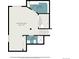 Layout of the basement shows recreation room, laundry room, bathroom, and electrical room at 19334 E Prentice Pl, Centennial, CO 80015