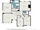 Second floor floor plan shows primary bedroom, two additional bedrooms, bathrooms, and open-to-below spaces at 19334 E Prentice Pl, Centennial, CO 80015