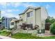 Charming two-story home with a well-maintained lawn and landscaped garden, featuring a neatly stepped walkway at 113 Rockaway Ave, Castle Rock, CO 80104